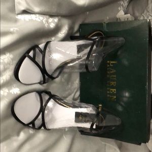Ralph Lauren Black Sandals.